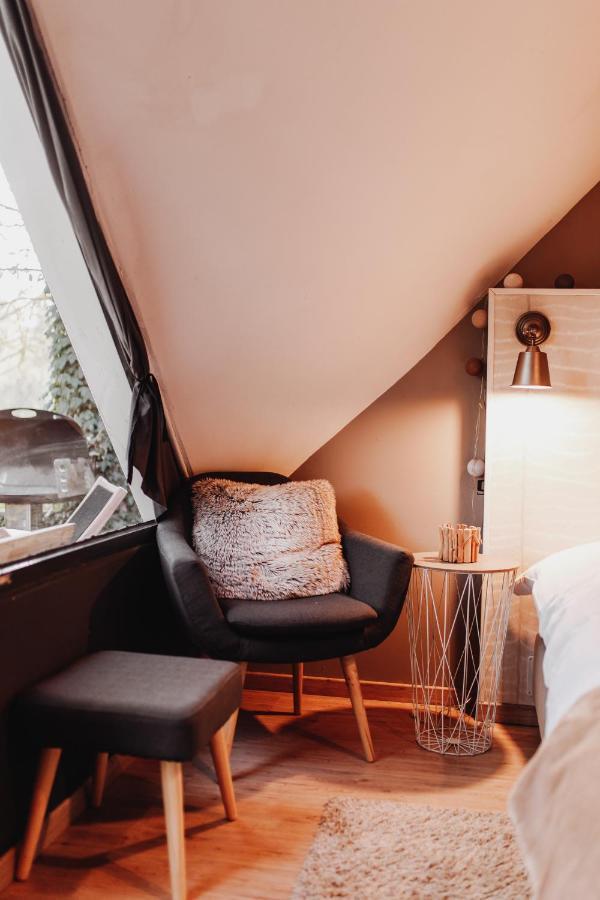 Chalet Scandinave Avec Sauna Ir - In The Woods Gesves Eksteriør billede