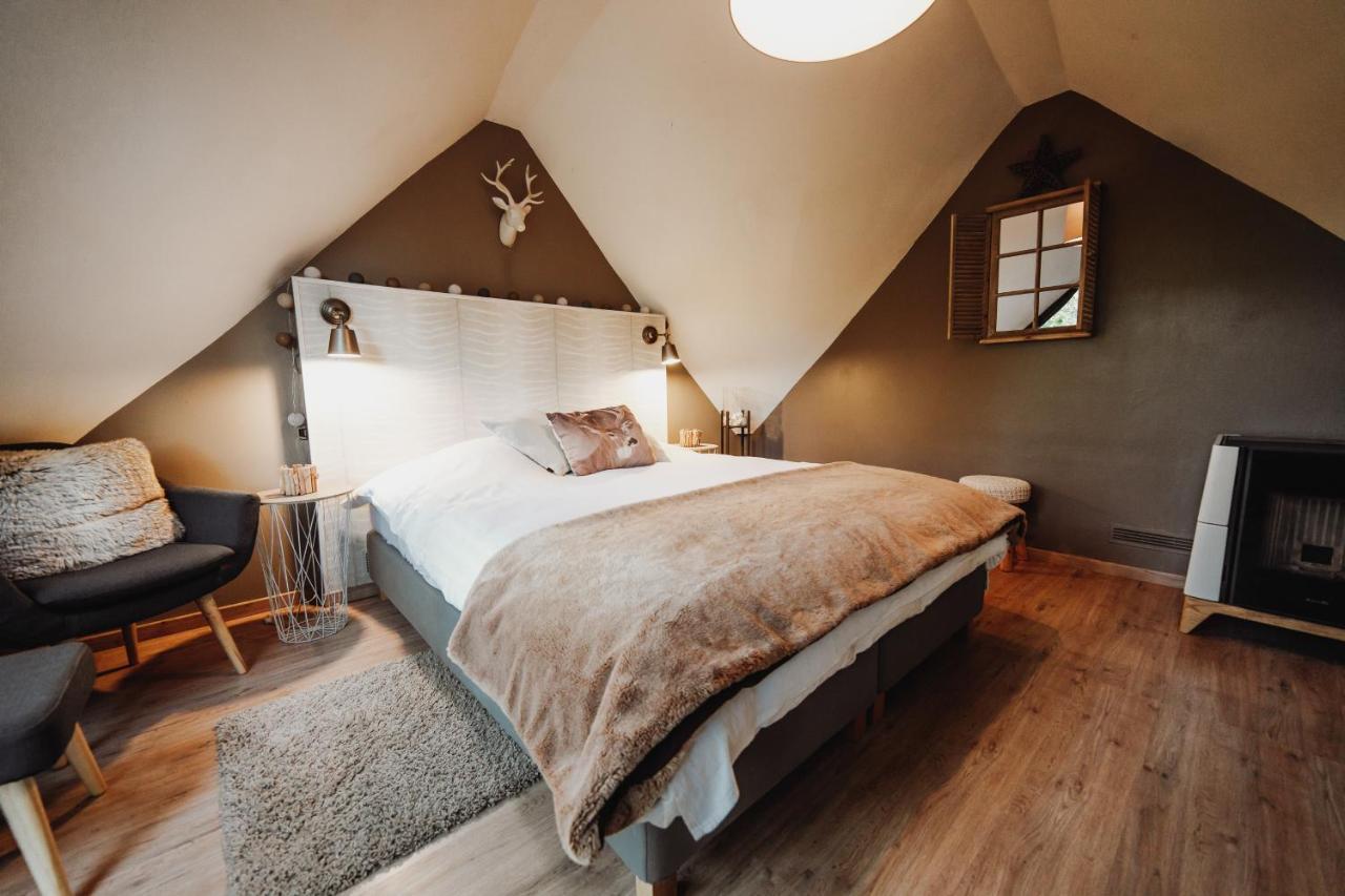 Chalet Scandinave Avec Sauna Ir - In The Woods Gesves Eksteriør billede